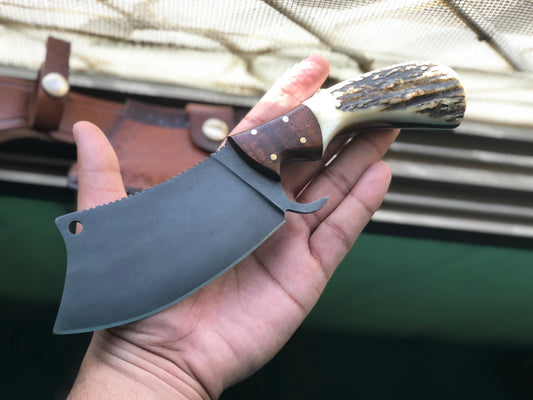 KBS Knives Full Tang Custom Handmade 1095 EDC Cleaver Knife