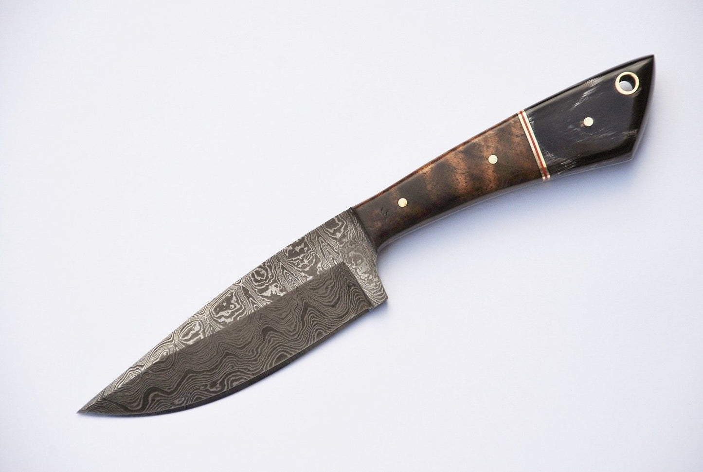 KBS Knives Store Damascus steel skinning knife