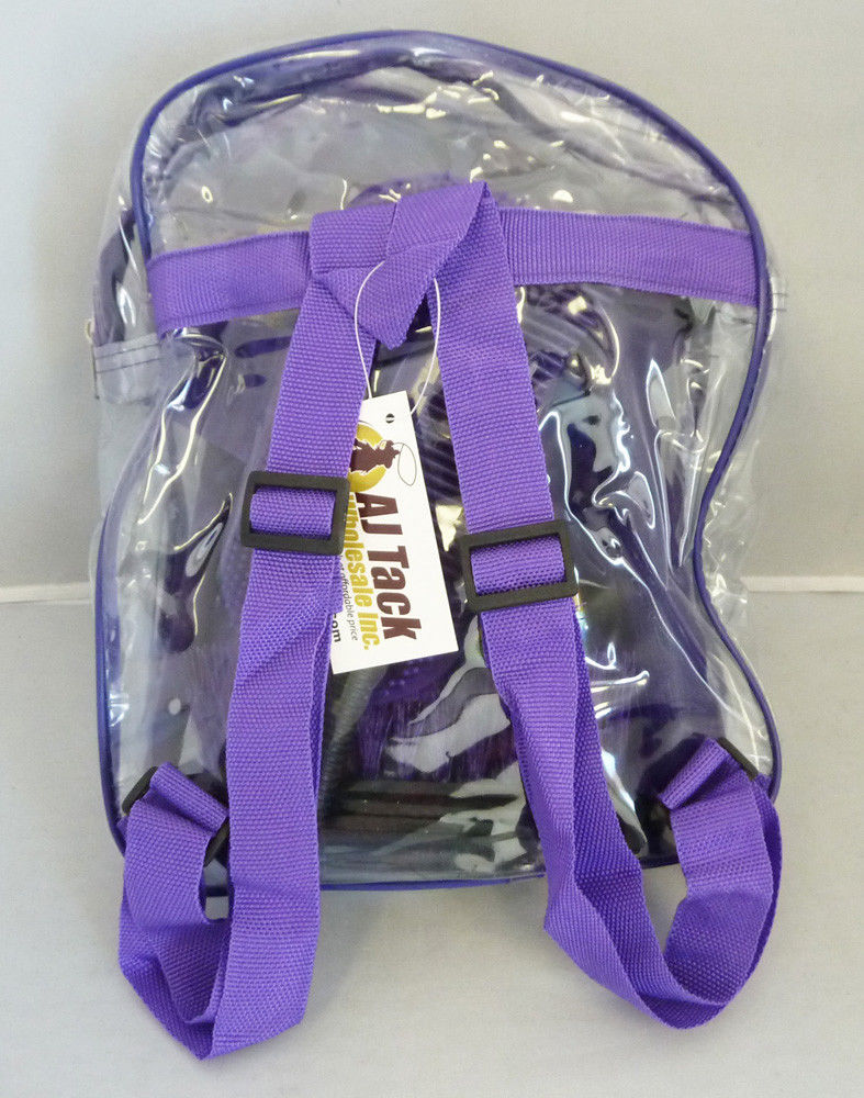 AJ Tack 8 Piece Kids Horse Grooming Kit