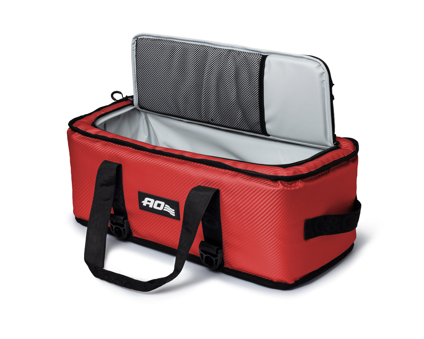 AO Coolers 24 Can Carbon Stow-N-Go Cooler - Lava Red