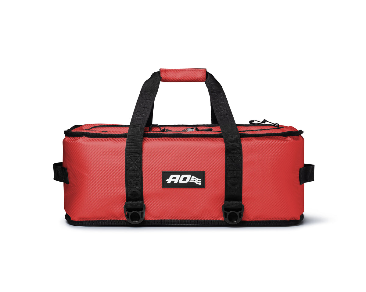 AO Coolers 24 Can Carbon Stow-N-Go Cooler - Lava Red