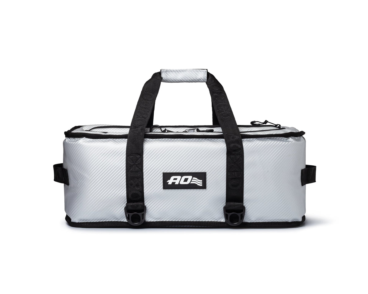 AO Coolers 24 Can Carbon Stow-N-Go Cooler - Silver
