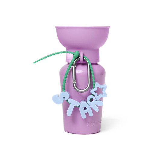 Springland Pets 20oz Flip Dog Travel Water Bottle