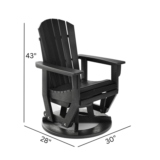 SoPoly St Simons Swivel Glider Chair