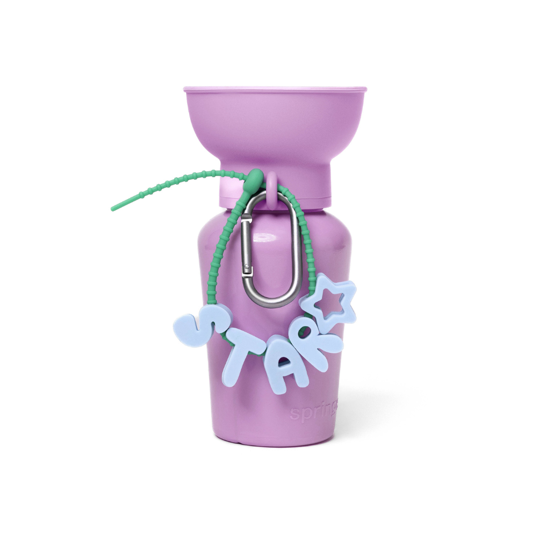 Springland Pets 20oz Flip Dog Travel Water Bottle