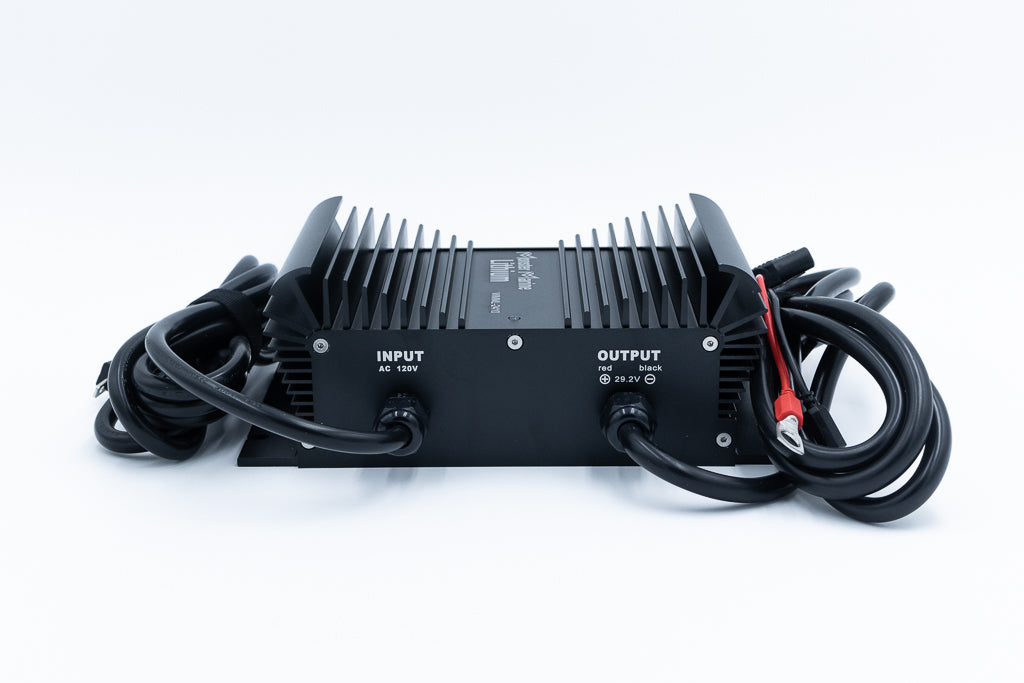 Monster Marine Lithium BLACK WIDOW 24V 10A Waterproof Lithium Battery Charger
