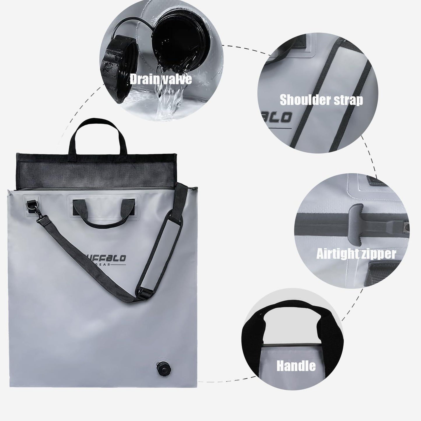 Buffalo Gear 25'' Tournament Weigh in Bag with Separate Mesh Insert