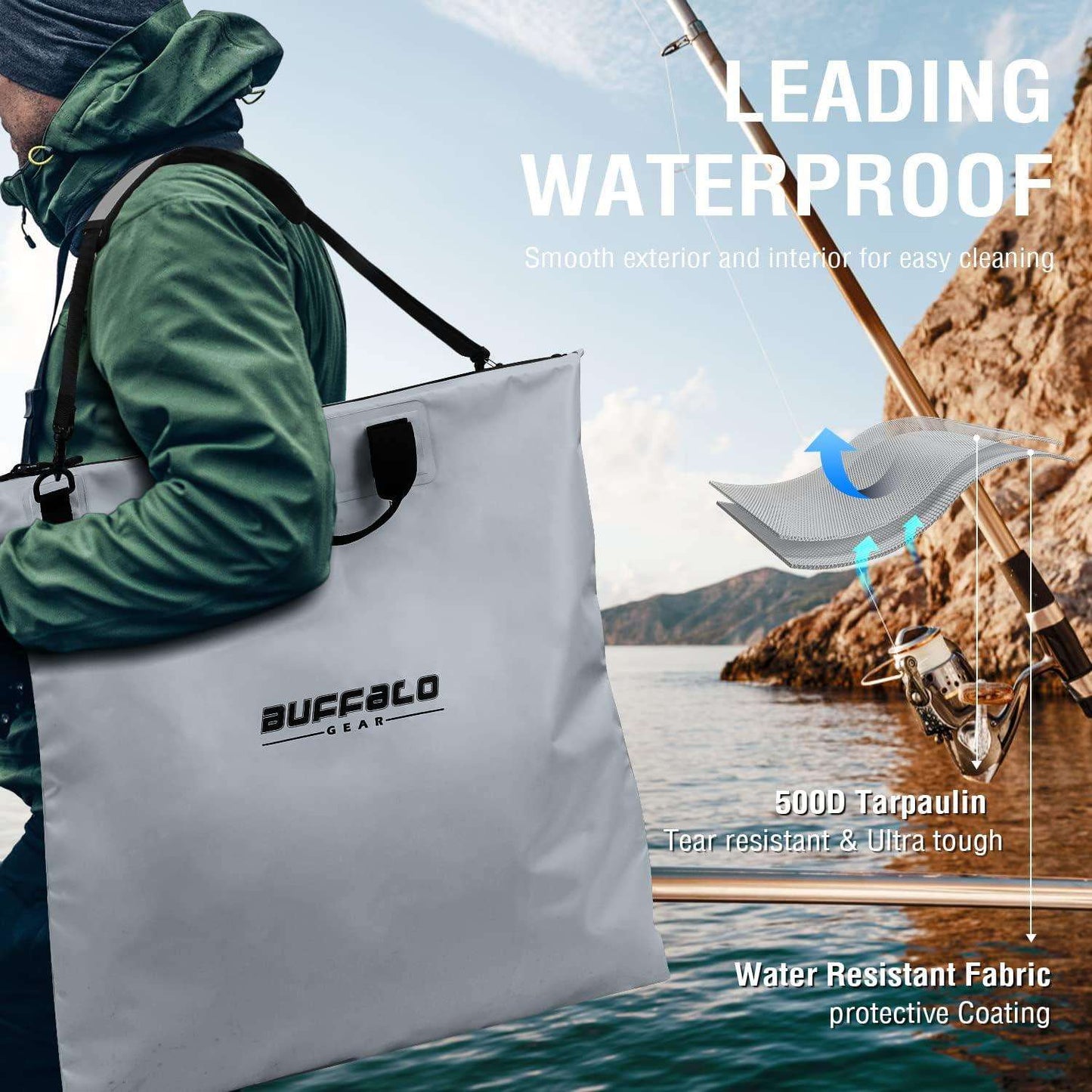 Buffalo Gear 25'' Tournament Weigh in Bag with Separate Mesh Insert