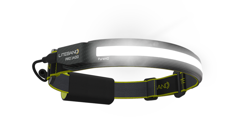 Liteband PRO 1400 Lumen PureHD™ Wide Beam Rechargeable Headlamp