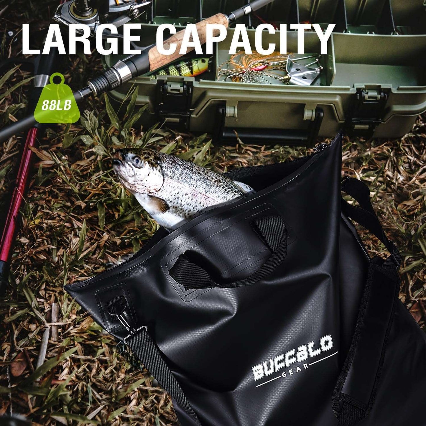 Buffalo Gear 25'' Tournament Weigh in Bag with Separate Mesh Insert