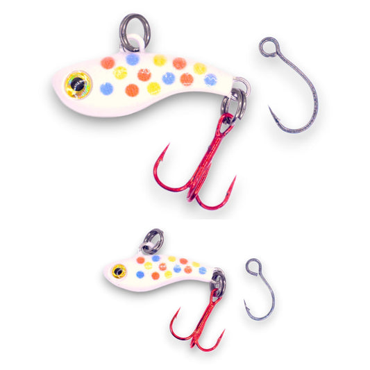 Kenders - Tungsten T-Rip Wonderbread Glow Mini Vibe Bait