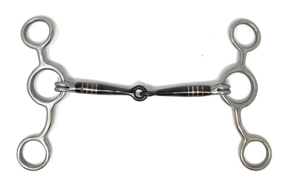 AJ Tack Junior Cow Horse Sliding Gag Bit