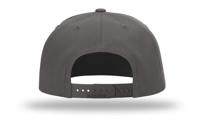Direct Action Apparel PUFF 5 PANEL SNAPBACK (CHARCOAL)