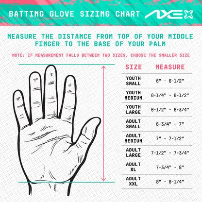 Baden Sports Axe Batting Gloves - Heatcheck