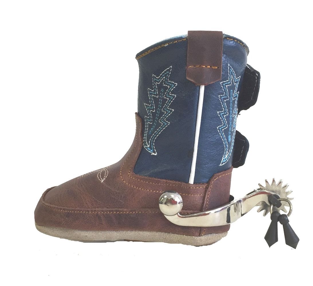 AJ Tack Baby Nickel Plated Spurs
