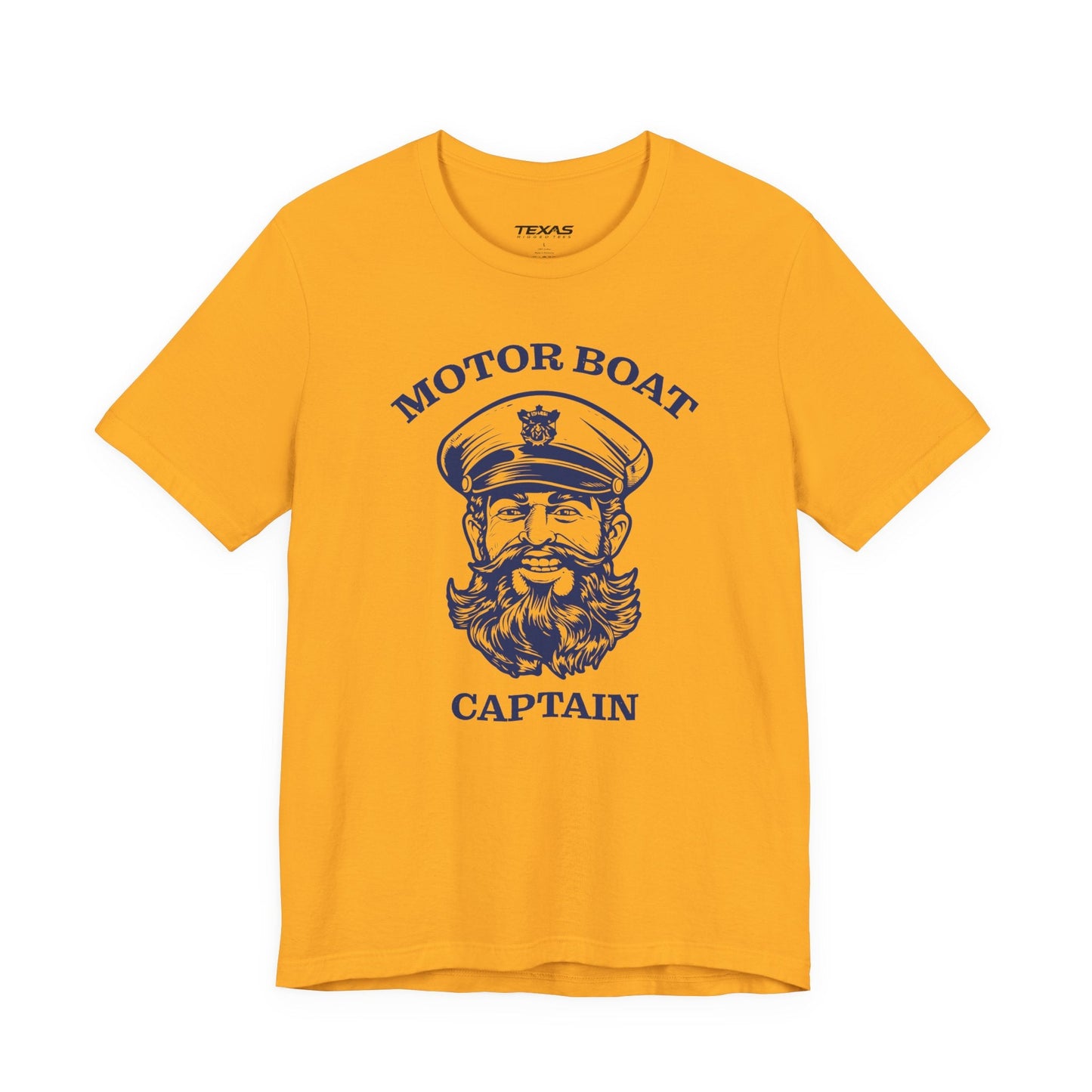 Texas Rigged Tees Motor Boat Captain — Unisex Cotton Tee