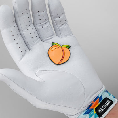 Pins and Aces Peach Ball Marker