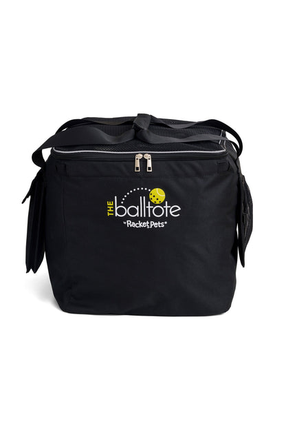 Racket Pets Ball Tote - Black Replacement Bag for Tennis and Pickleball Pro Teaching Cart