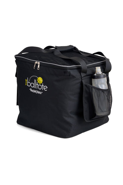 Racket Pets Ball Tote - Black Replacement Bag for Tennis and Pickleball Pro Teaching Cart