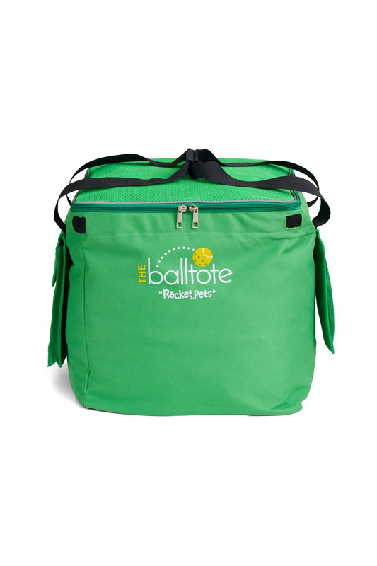 Racket Pets Ball Tote - Green Replacement Bag for Tennis and Pickleball Pro Teaching Cart