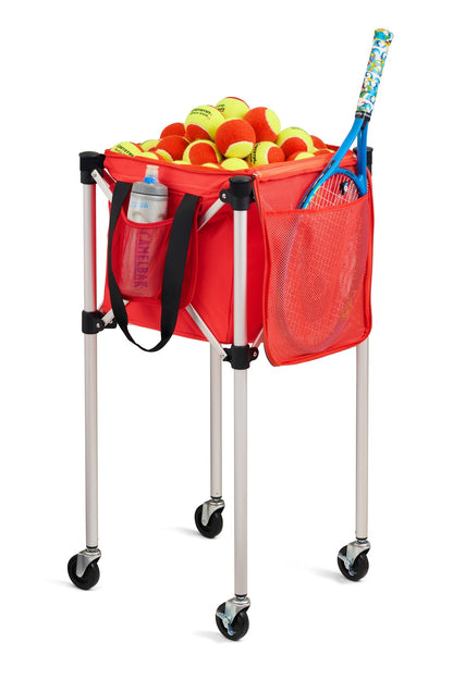 Racket Pets Ball Tote - Orange Replacement Bag for Tennis and Pickleball Pro Teaching Cart