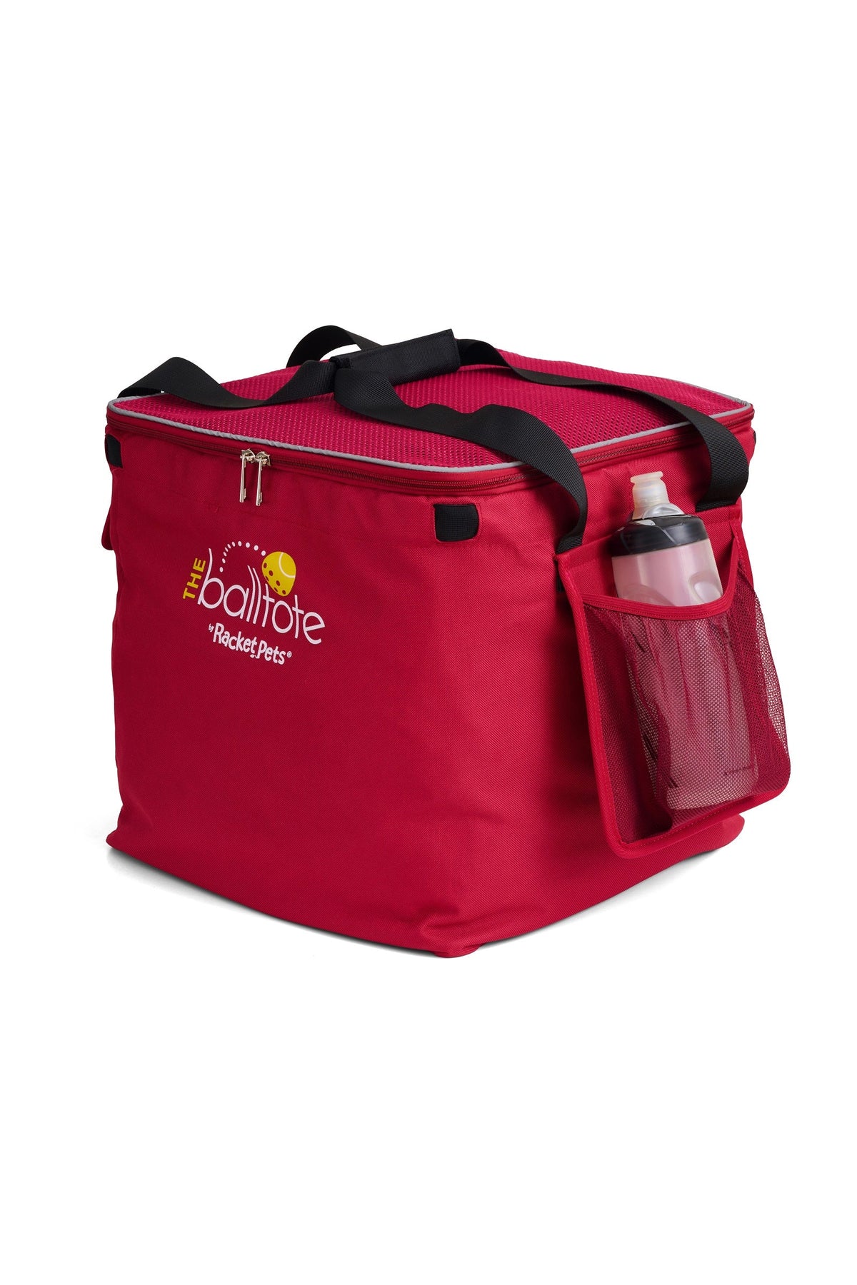 Racket Pets Ball Tote - Red Replacement Bag for Tennis and Pickleball Pro Teaching Cart