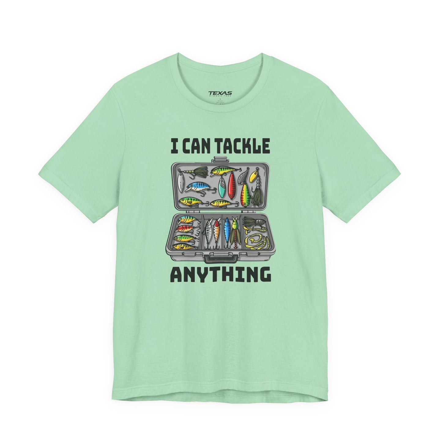 Texas Rigged Tees I Can Tackle Anything — Unisex Cotton Tee