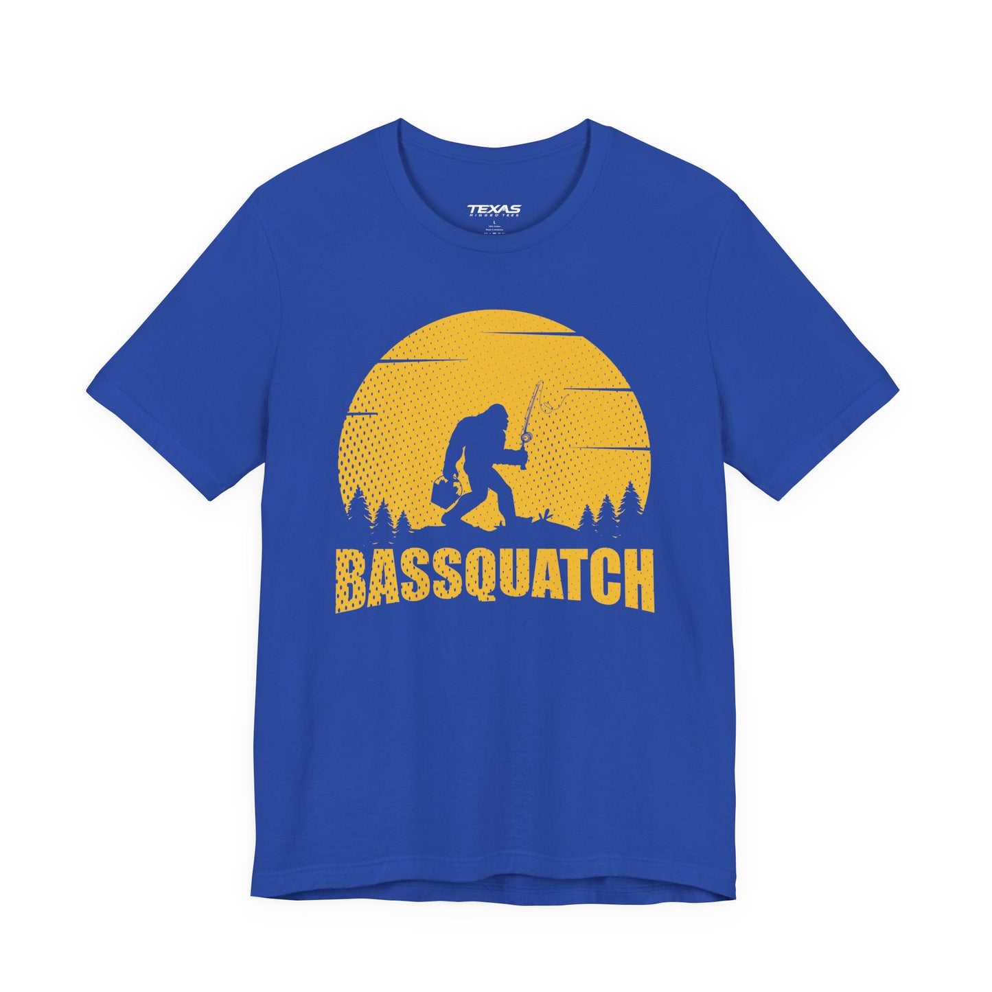 Texas Rigged Tees Bassquatch — Unisex Cotton Tee