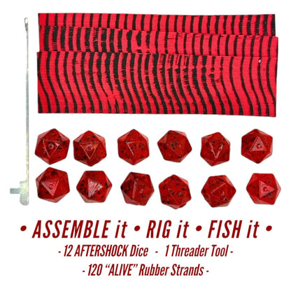 Invinci Core AFTERSHOCK DIY Pack - (Fuzzy Dice Baits)