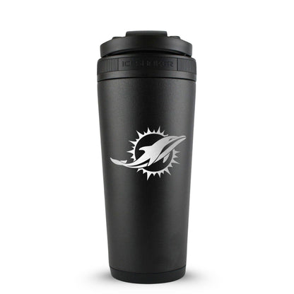 Officially Licensed Miami Dolphins 26oz Ice Shaker
