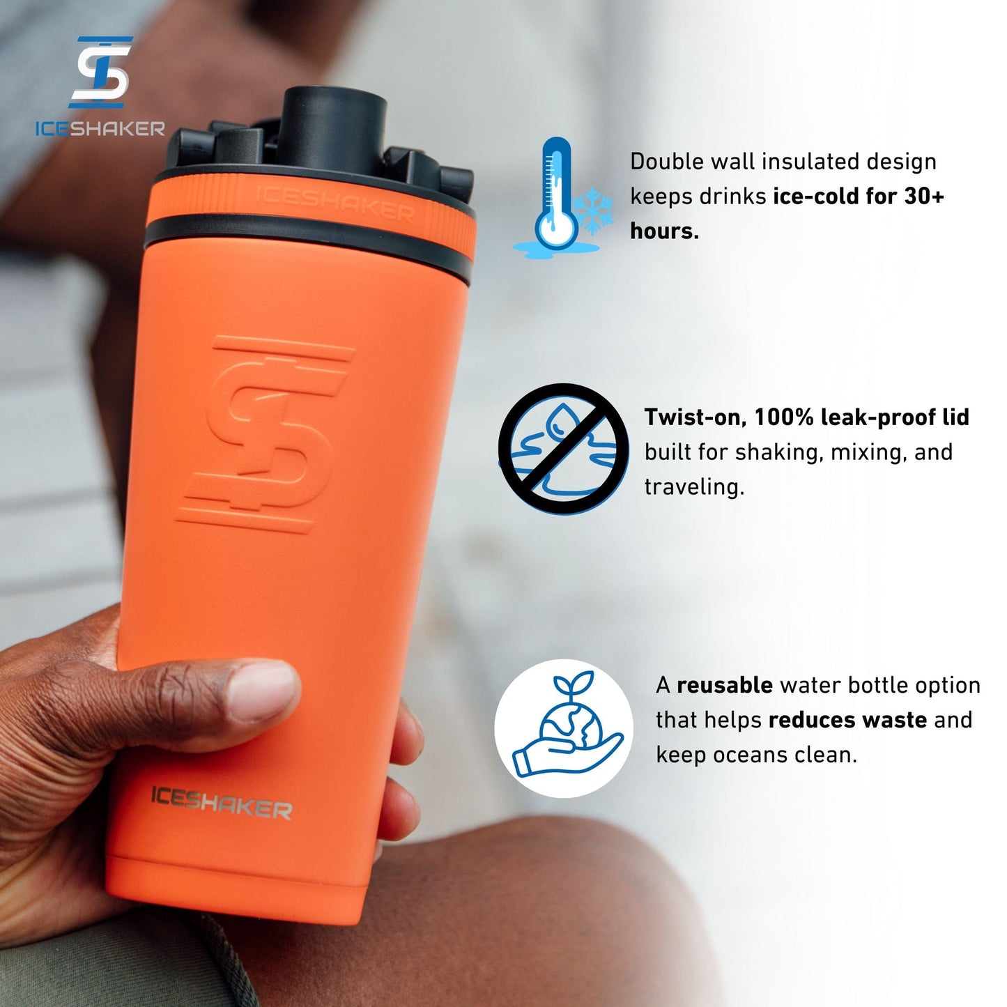 Officially Licensed Denver Broncos 26oz Ice Shaker