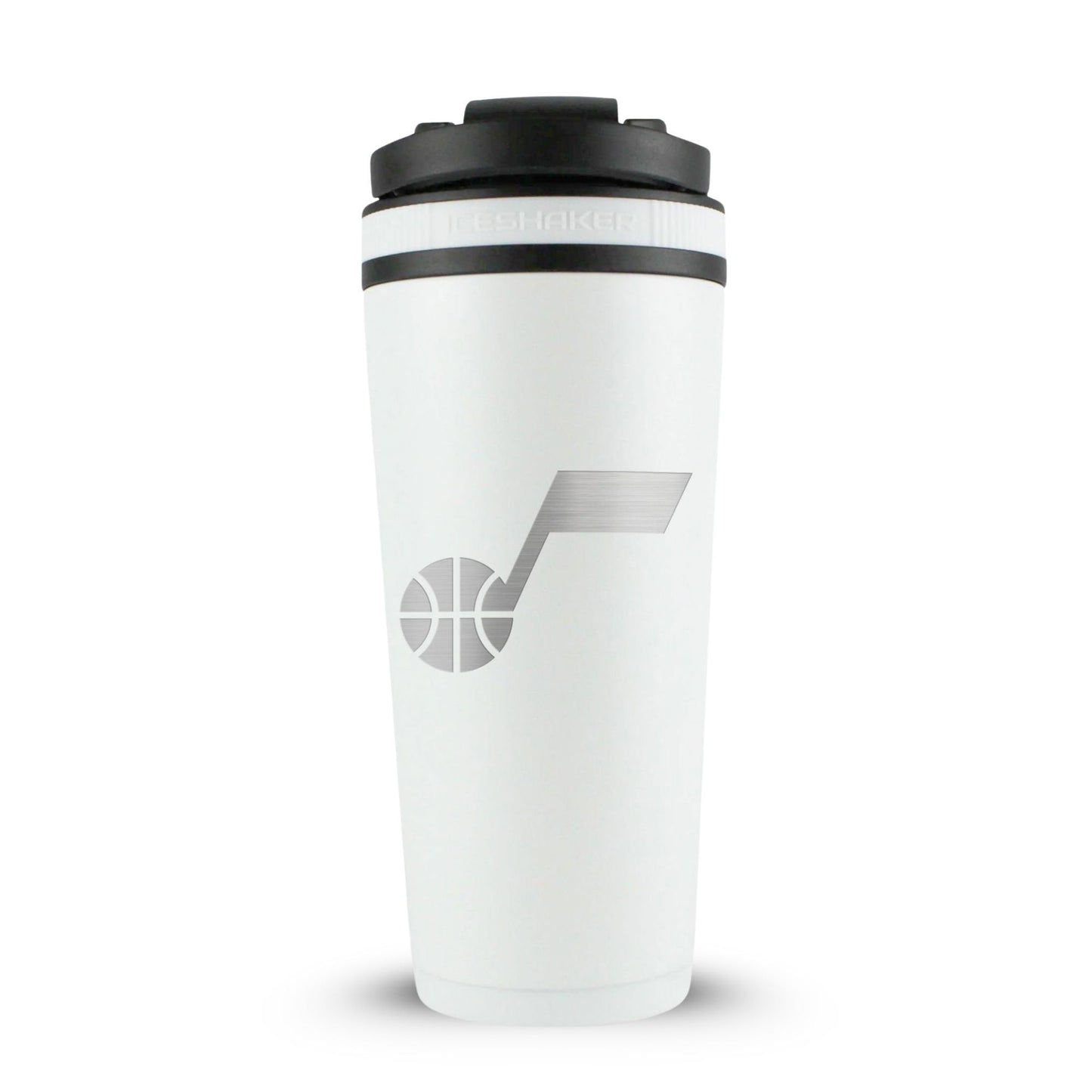 Officially Licensed Utah Jazz 26oz Ice Shaker - White
