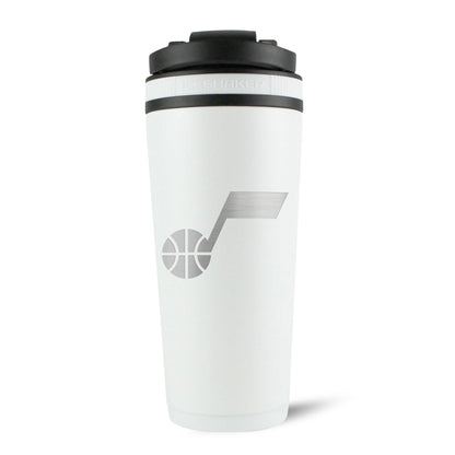 Officially Licensed Utah Jazz 26oz Ice Shaker - White