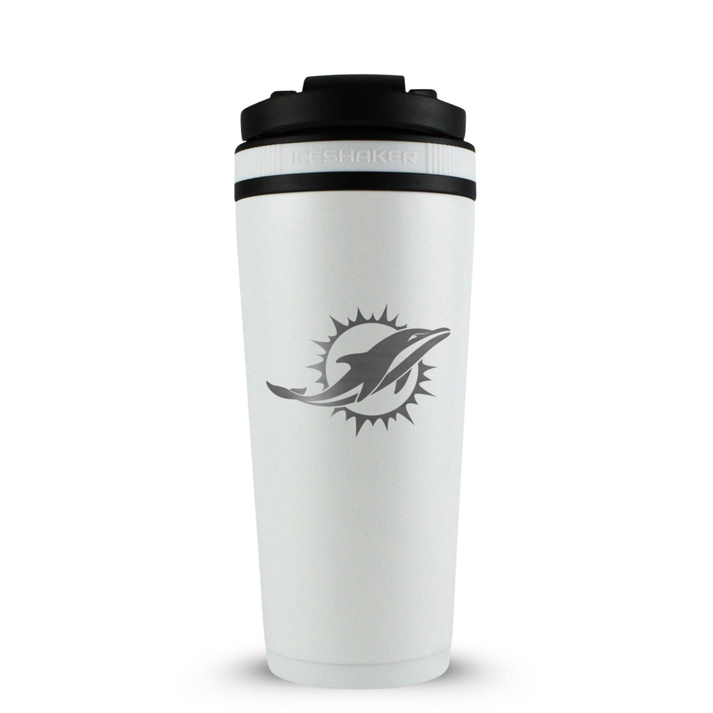 Officially Licensed Miami Dolphins 26oz Ice Shaker