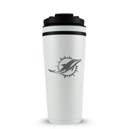 Officially Licensed Miami Dolphins 26oz Ice Shaker