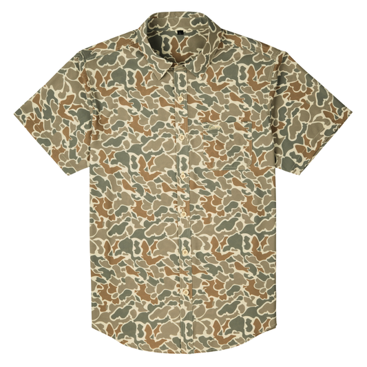 Embry Outdoors Performance Button Up - Desert Duck