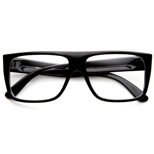 zeroUV Flat Top Square Clear Lens Fashion Glasses 8807