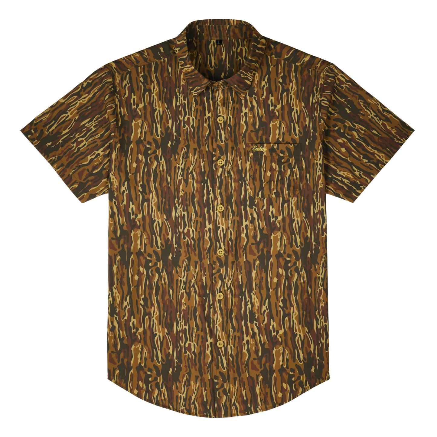 Embry Outdoors Performance Button Up - Brown Ranch