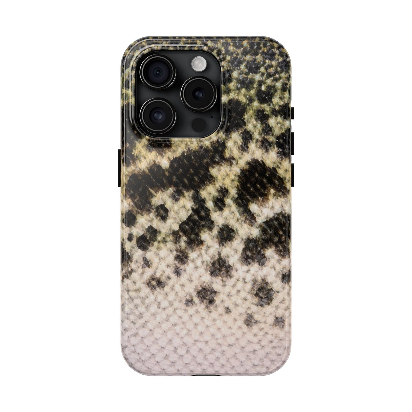 Texas Rigged Tees Black Crappie — Tough Phone Case