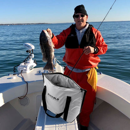 Buffalo Gear 27QT Fish Bag Cooler With Flat Bottom