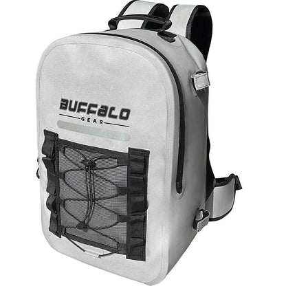Buffalo Gear 27QT Waterproof Fishing Backpack with Rod Holder