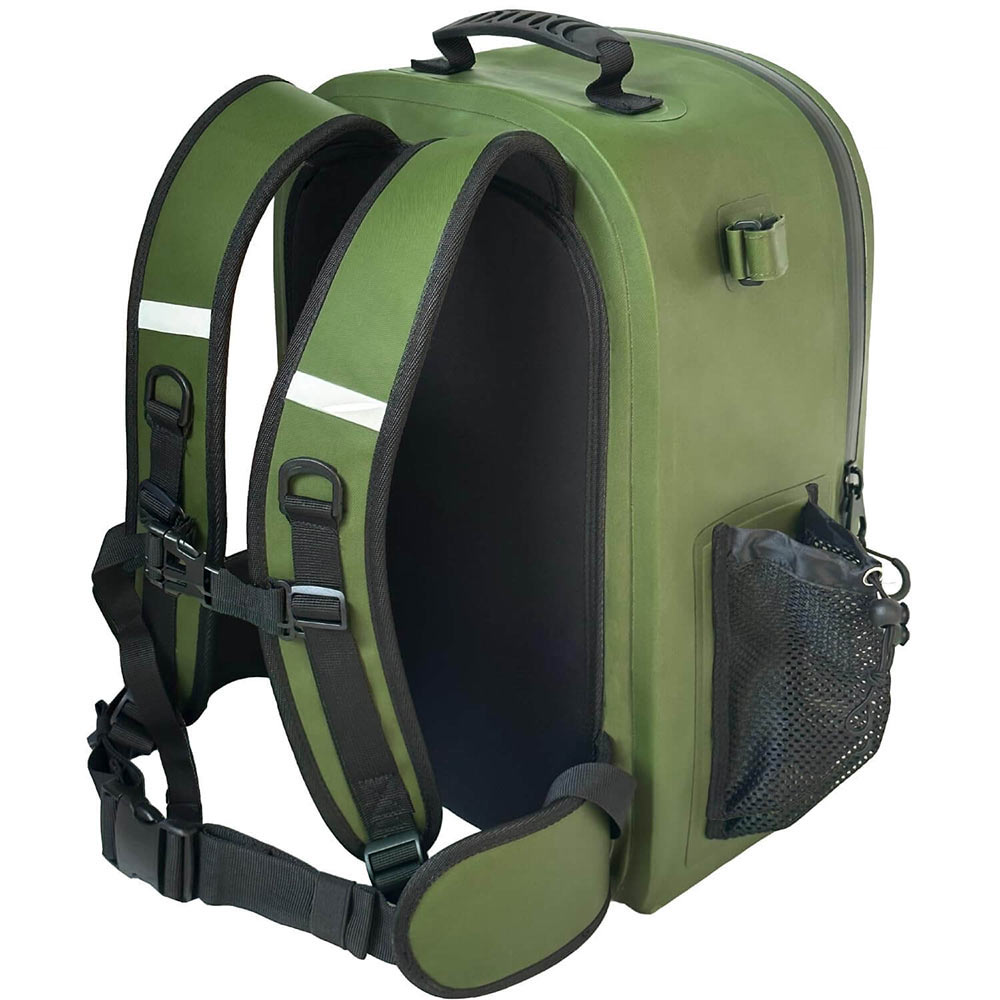 Buffalo Gear 27QT Waterproof Fishing Backpack with Rod Holder