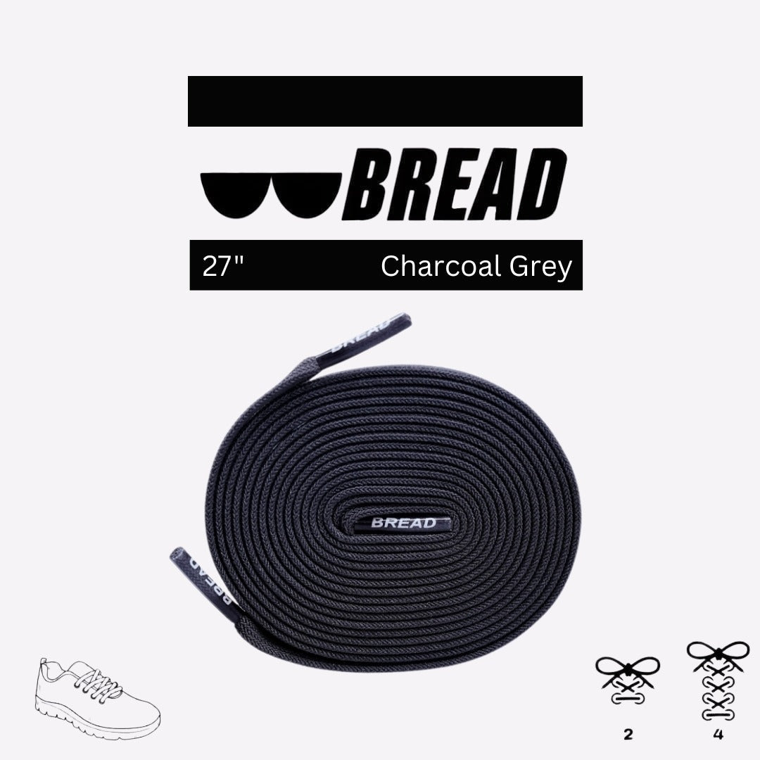 Lace Bread Charcoal Grey