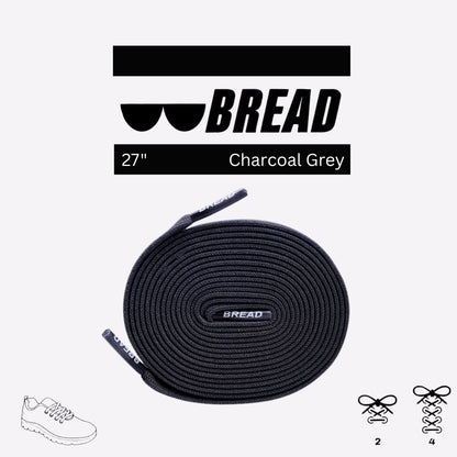 Lace Bread Charcoal Grey