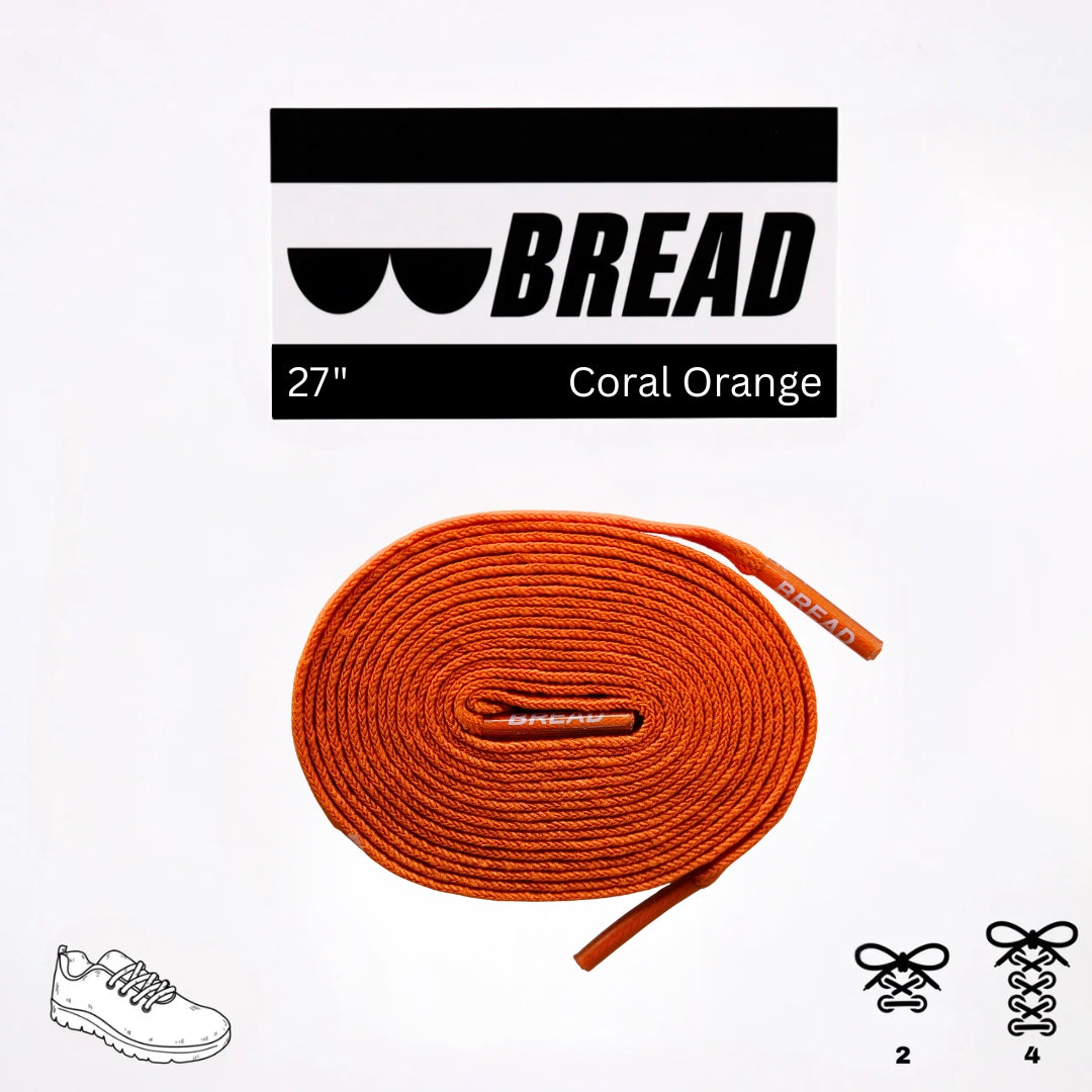 Lace Bread  Coral Orange