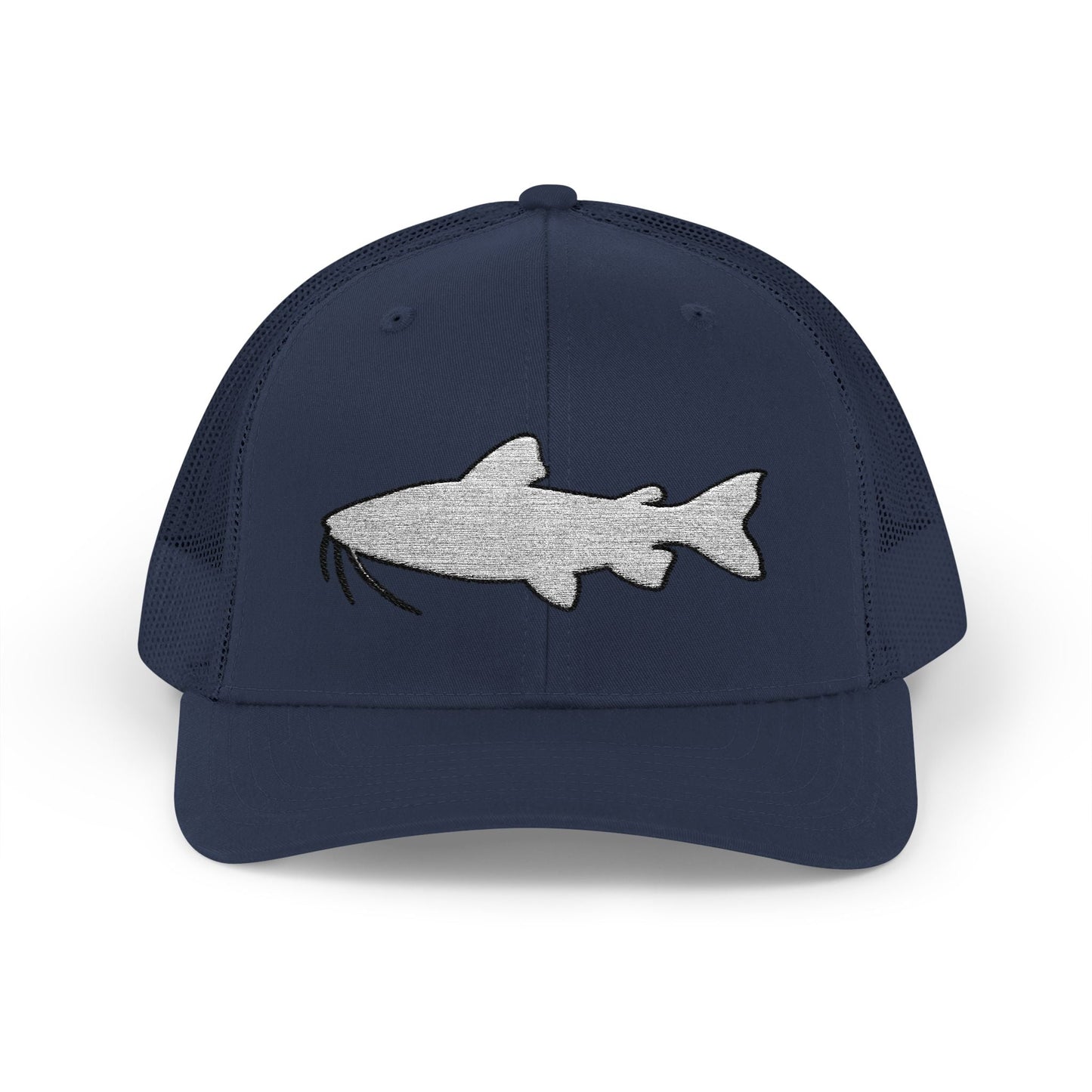 Texas Rigged Tees Catfish Silhouette — Embroidered Baseball Cap