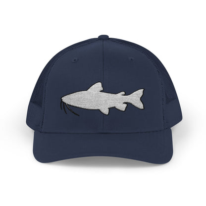 Texas Rigged Tees Catfish Silhouette — Embroidered Baseball Cap
