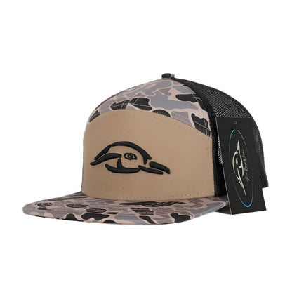 AF Waterfowl 7 Panel Hardwoods II AFW Style w- 3 D Puff and Black Mesh