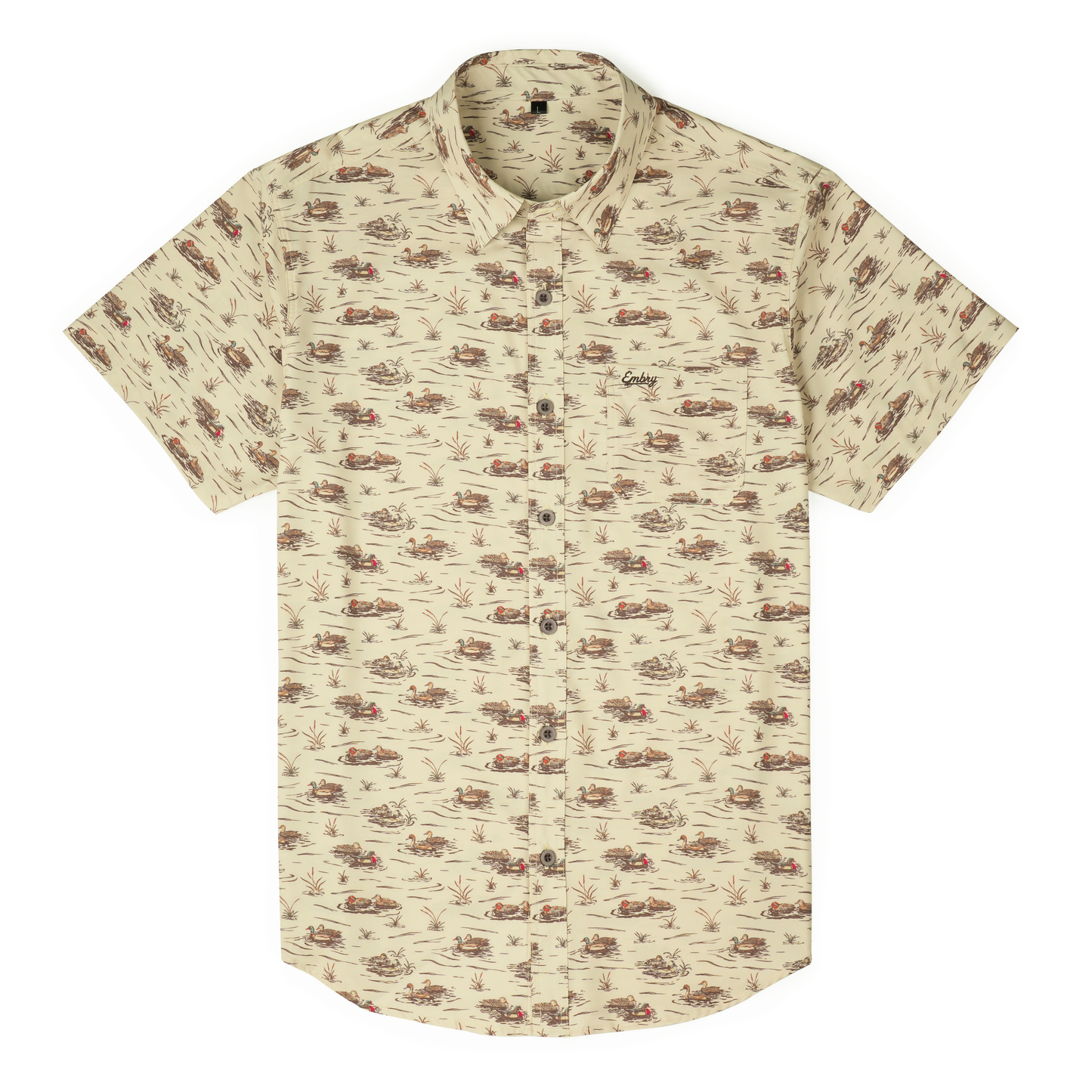 Embry Outdoors Performance Button Up - Ducks