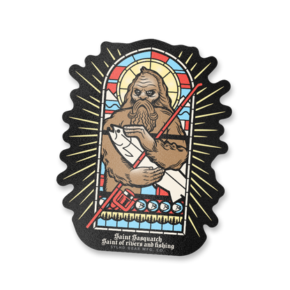 STLHD Saint Sasquatch Sticker - 7" x 5.5"